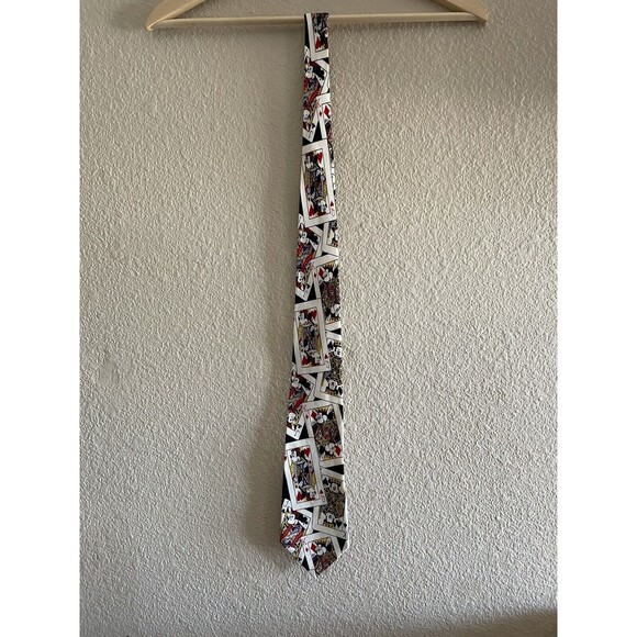 Disney Balancine Inc Tie Works Mickey Mouse Playing Cards Necktie - Picture 8 of 8